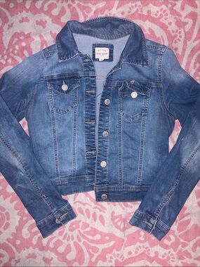 Wax Jean Blue Denim Girls' Jacket